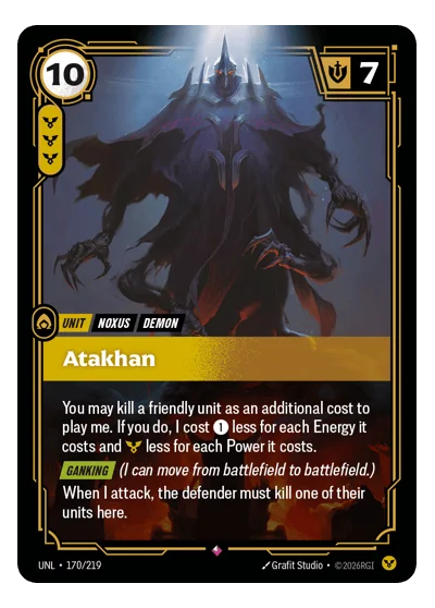 Atakhan UNL-170 Riftbound TCG