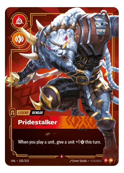 Pridestalker UNL-183 Riftbound TCG