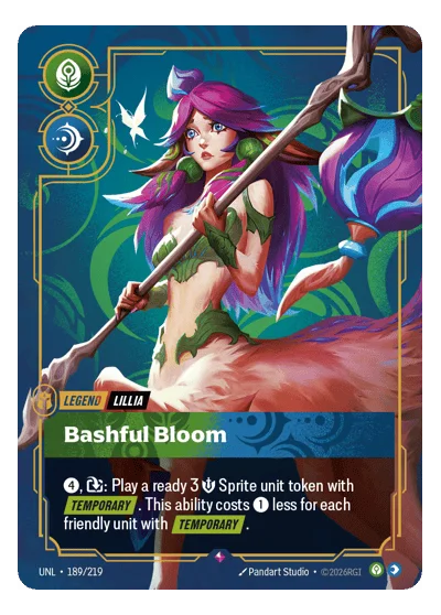 Bashful Bloom UNL-189 Riftbound TCG