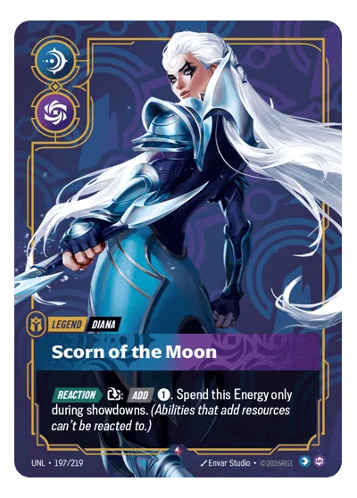Scorn Of The Moon UNL-197 Riftbound TCG