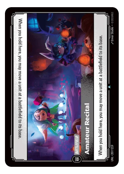 Amateur Recital UNL-207 Riftbound TCG