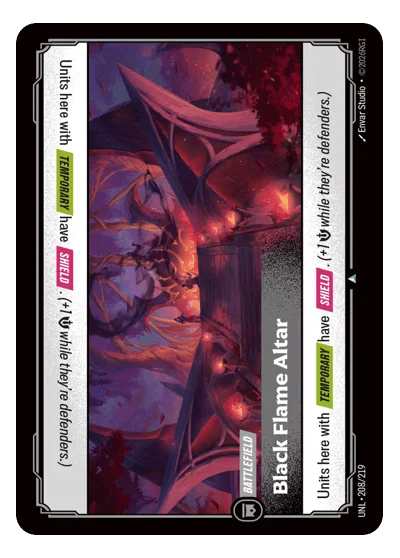 Black Flame Altar UNL-208 Riftbound TCG