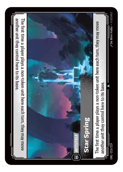 Star Spring UNL-215 Riftbound TCG