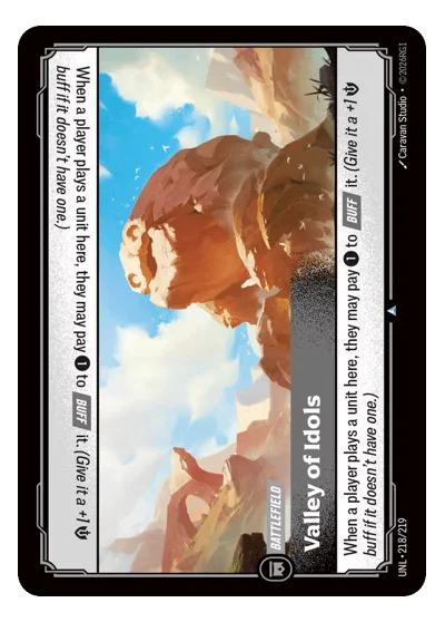 Valley Of Idols UNL-218 Riftbound TCG