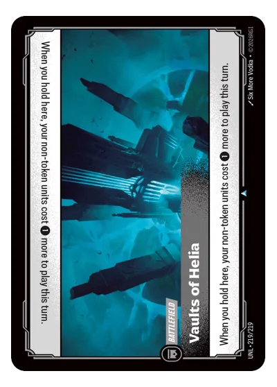 Vaults Of Helia UNL-219 Riftbound TCG