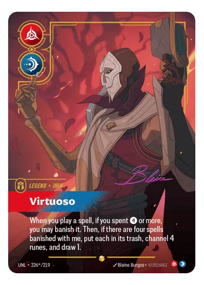 Virtuoso UNL-226* Riftbound TCG