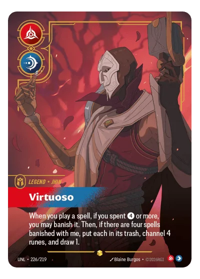 Virtuoso UNL-226 Riftbound TCG