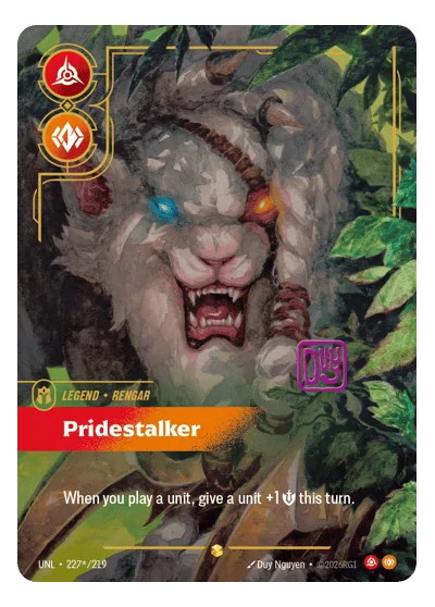 Pridestalker UNL-227* Riftbound TCG