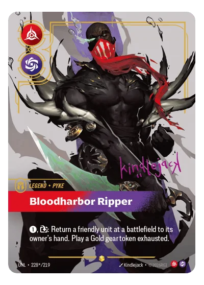 Bloodharbor Ripper UNL-228* Riftbound Chase Card