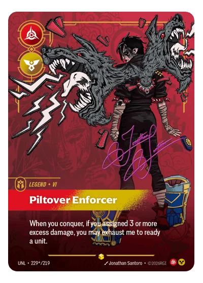 Piltover Enforcer UNL-229* Riftbound TCG