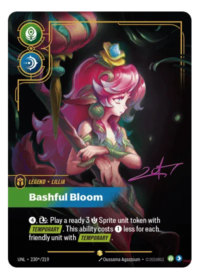 Bashful Bloom UNL-230* Riftbound TCG