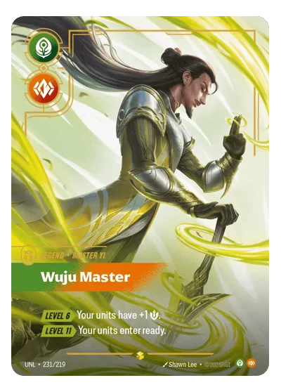 Wuju Master UNL-231 Riftbound TCG