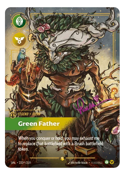 Green Father UNL-233* Riftbound Chase Card