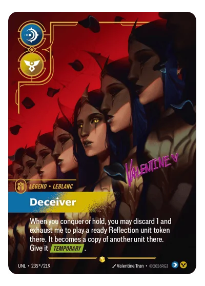 Deceiver UNL-235* Riftbound TCG