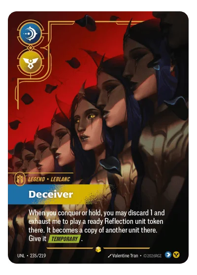 Deceiver UNL-235 Riftbound TCG