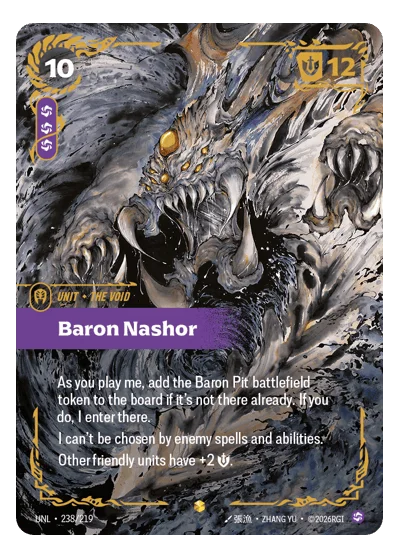 Baron Nashor UNL-238 Riftbound Chase Card