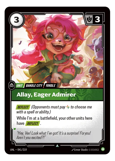 Allay, Eager Admirer UNL-41 Riftbound TCG