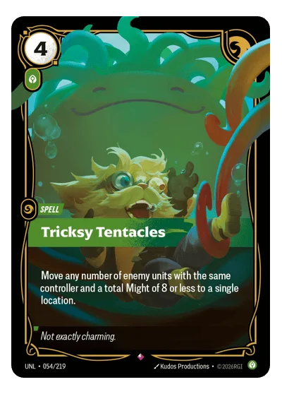 Tricksy Tentacles UNL-54 Riftbound TCG