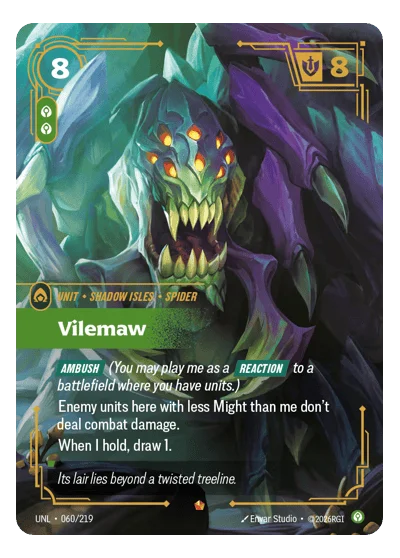 Vilemaw UNL-60 Riftbound TCG