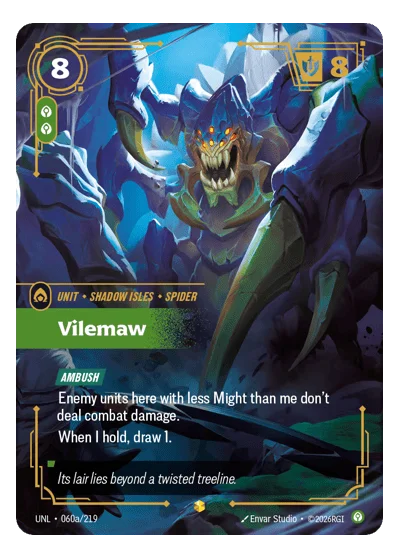 Vilemaw UNL-60a Riftbound Chase Card