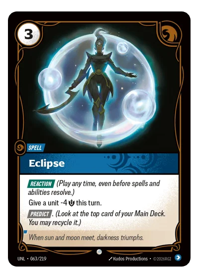 Eclipse UNL-63 Riftbound TCG