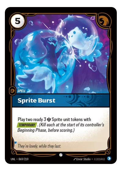 Sprite Burst UNL-69 Common Unleashed Riftbound TCG Card