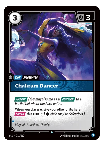 Chakram Dancer UNL-71 Riftbound TCG