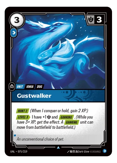 Gustwalker UNL-75 Riftbound TCG