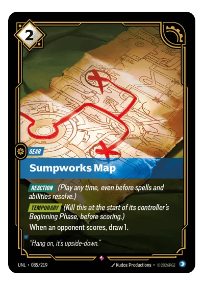 Sumpworks Map UNL-85 Riftbound TCG