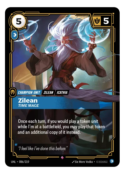 Zilean, Time Mage UNL-86 Riftbound TCG
