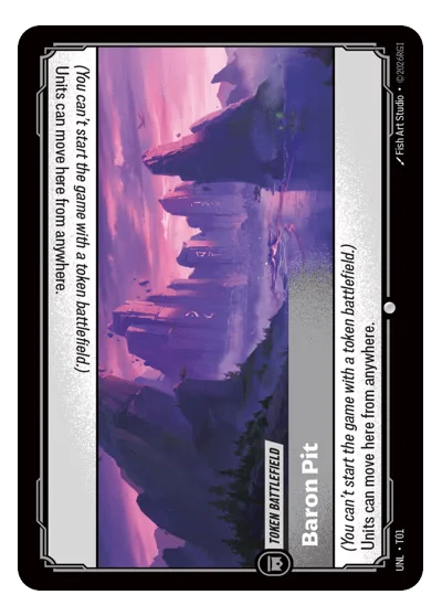 Baron Pit UNL-T01 Common Unleashed Riftbound TCG Card