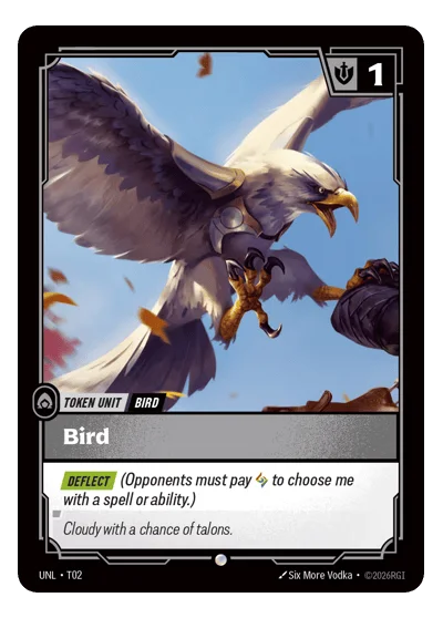 Bird UNL-T02 Riftbound TCG