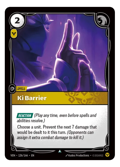 Ki Barrier VEN-126 Riftbound TCG