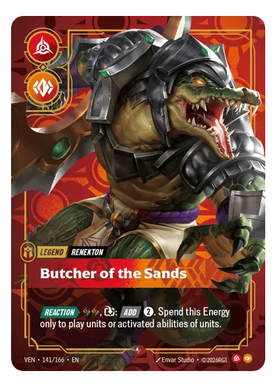 Butcher Of The Sands VEN-141 Riftbound TCG