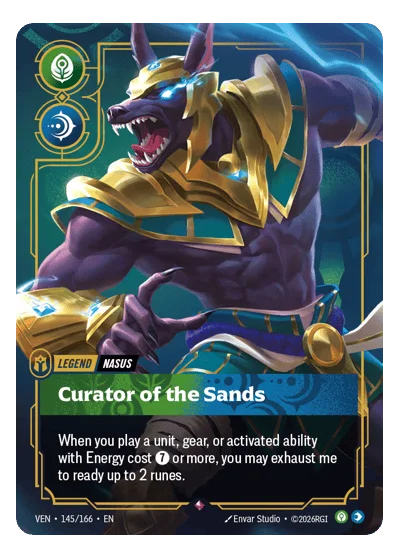 Curator Of The Sands VEN-145 Riftbound TCG