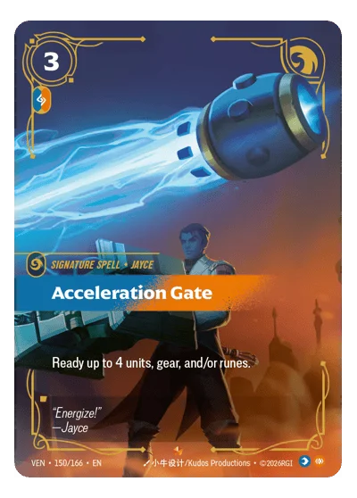 Acceleration Gate VEN-150 Epic Vendetta Riftbound TCG Card