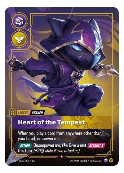Heart Of The Tempest VEN-155 Riftbound TCG
