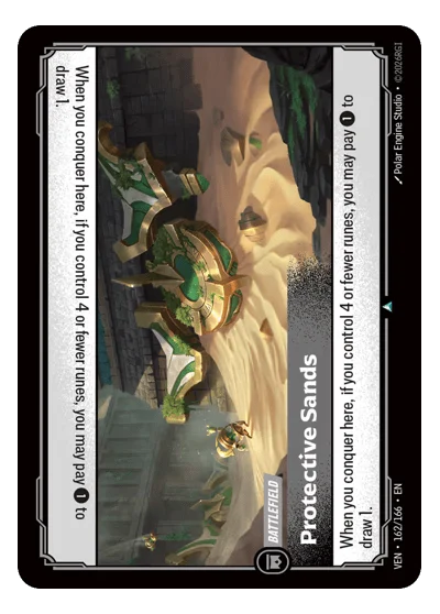 Protective Sands VEN-162 Riftbound TCG