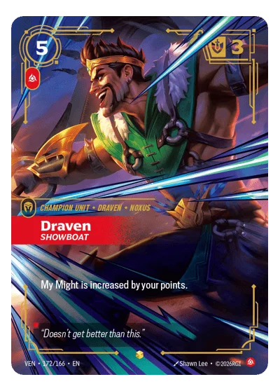 Draven, Showboat VEN-172 Riftbound TCG