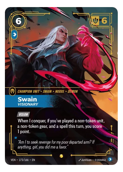 Swain, Visionary VEN-173 Riftbound TCG