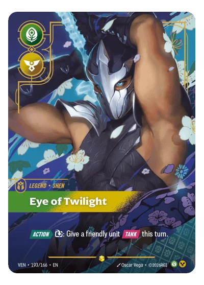 Eye Of Twilight VEN-193 Rare Vendetta Riftbound TCG Card