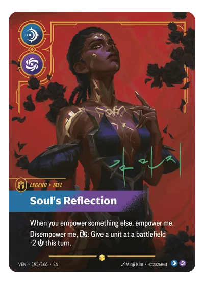 Soul's Reflection VND-195* Signature Vendetta Riftbound TCG Card