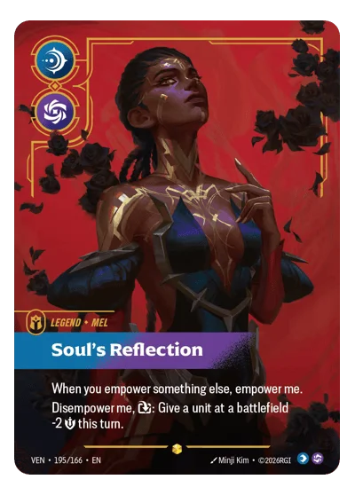 Soul's Reflection VEN-195 Rare Vendetta Riftbound TCG Card