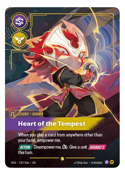 Heart Of The Tempest VEN-197 Riftbound TCG