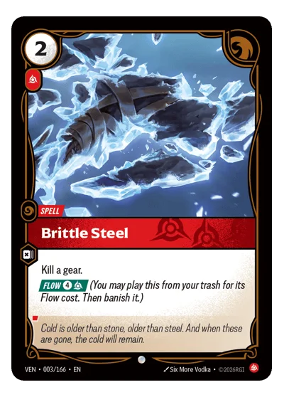 Brittle Steel VEN-3 Riftbound TCG