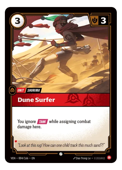 Dune Surfer VEN-4 Common Vendetta Riftbound TCG Card