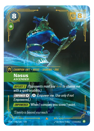 Nasus, Ascended VEN-46 Riftbound TCG