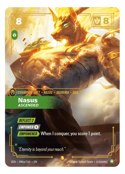 Nasus, Ascended VEN-46a Riftbound TCG