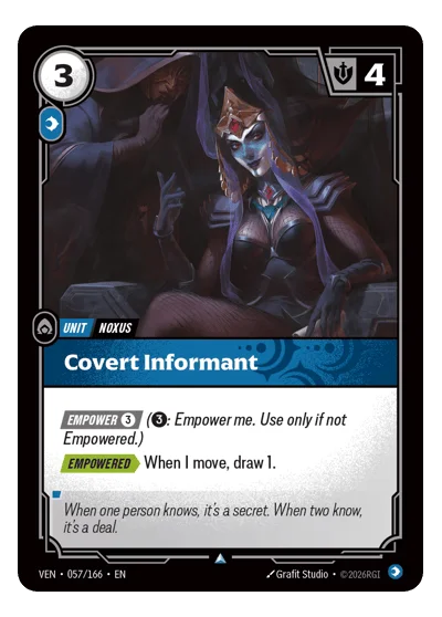 Covert Informant VEN-57 Riftbound TCG