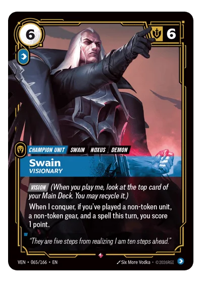 Swain, Visionary VEN-65 Riftbound TCG